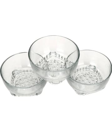 Somil - Serving And Designer Bowl Glass Cereal Bowl 200 mL ( Set of 1 )