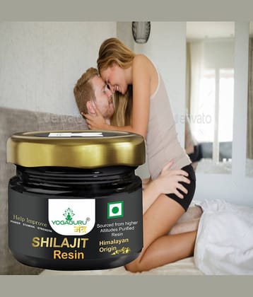 YOGAGURU MANTRShilajit Resin|Rich in Fulvic Acid|For Strength, Power & Stamina 20G