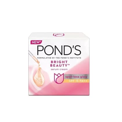 Pond's Bright Beauty Spot-less Glow Serum Cream SPF15 PA++, 7 gm