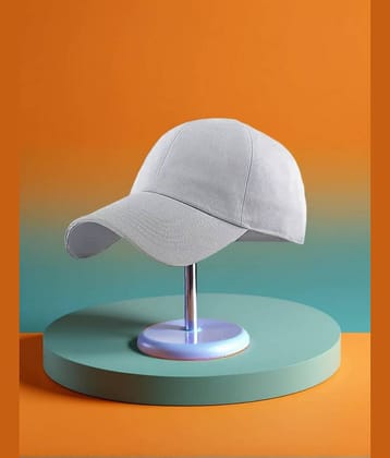 Infispace Pack of 1 Cotton Blend Men's Cap ( Grey )