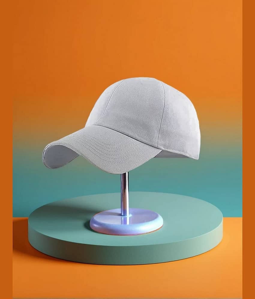 Infispace Pack of 1 Cotton Blend Men's Cap ( Grey )