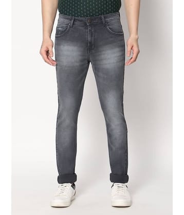 HJ HASASI - Grey Cotton Regular Fit Men's Jeans ( Pack of 1 )