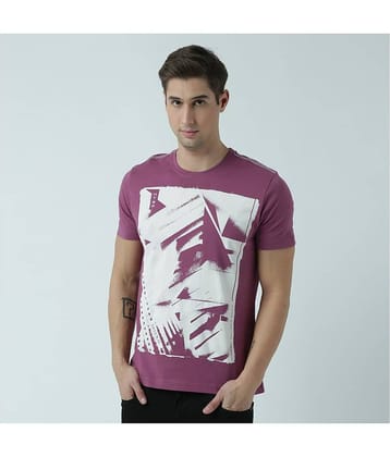 Huetrap Pack of 1 Cotton Regular Fit Men's T-Shirt ( Maroon )