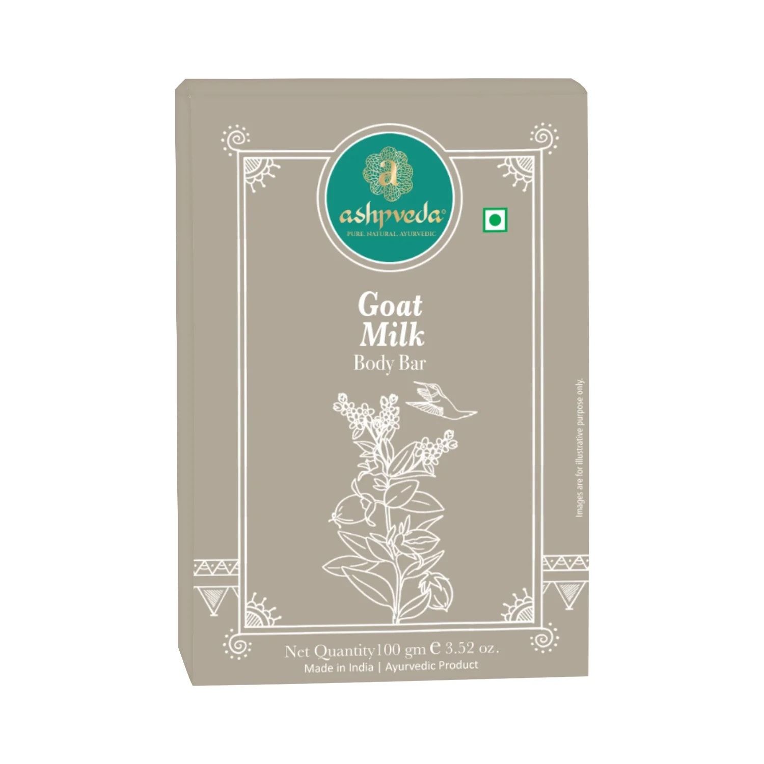 ashpveda Goat Milk & Jojoba Oil Soap