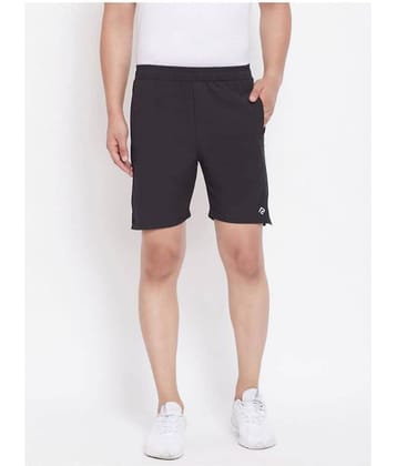 RANBOLT Navy Polyester Lycra Running Shorts
