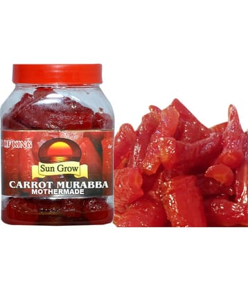 Sun Grow MOTHERMADE Home Made, Hand Made Organic Carrot Murabba, Palm Good for Blood Circulation Pickle 1 kg