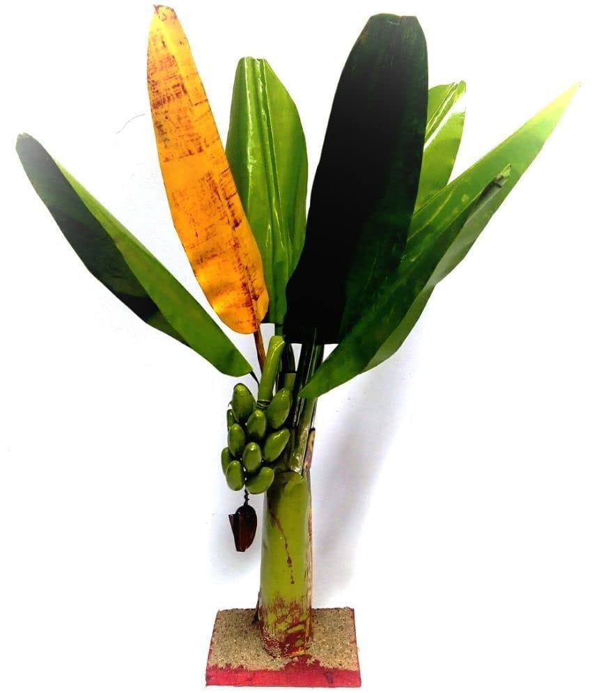 Artificial Banana Tree for Pooja - Metal Banana Trees for Decoration 1 Pice