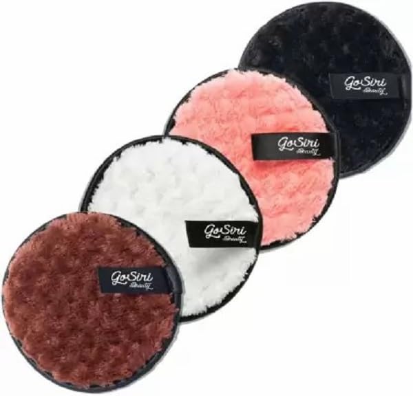 Makeup Removal Reusable Cleansing Pads, Easily Removes Face & Eye