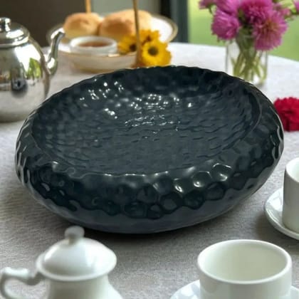 Dimple haven Platter Bowl (Grey)