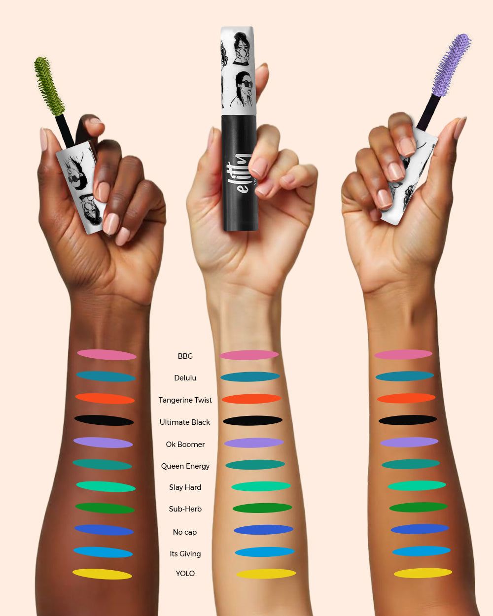 Coloured Mascara Coloured Mascara - Yellow - YOLO