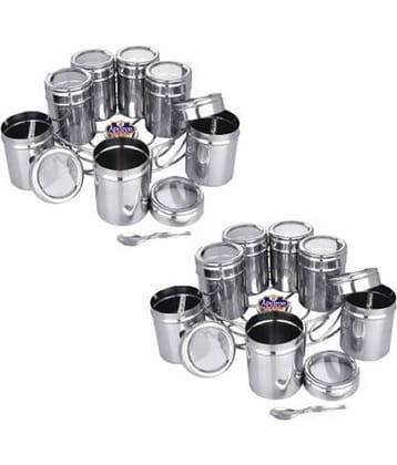 APEIRON Masala dabba  Steel Spice Container Set of 7 1225 mL