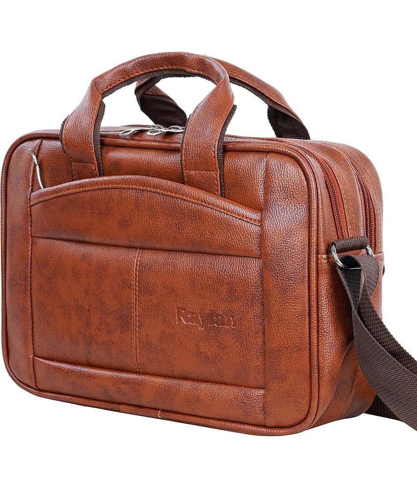 Raylan Brown Solid Messenger Bag
