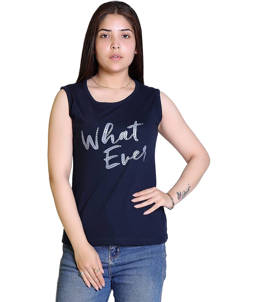 Ogarti Women Cotton Blend Printed Regular Fit Round Neck T-Shirt ( Wine )