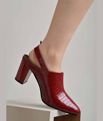 Stylestry Red Women's Pumps Heels