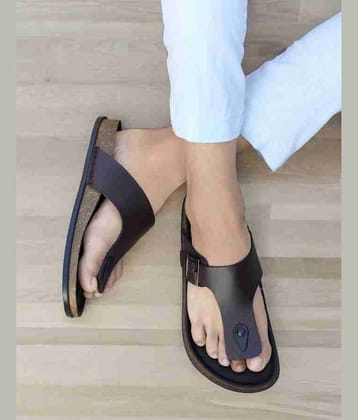 Akiko Brown Men's Daily Slipper