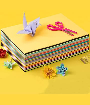 Freedy A4 100 Coloured Sheets (10 Sheets each color) Copy Printing/Art and Craft Paper Double Sided ColouredOffice Stationery Children's Day Gift, Birthday Gift, Party Favors,christmas decor et