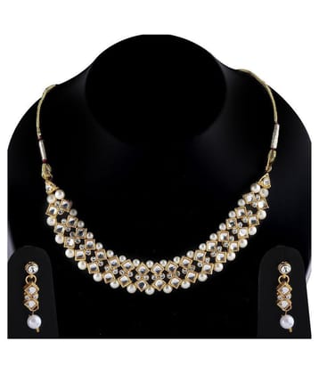 Silver Shine - Multicolor Alloy Necklace Set ( Pack of 1 ) - Multicolor