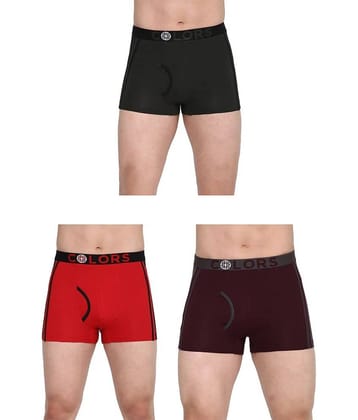 COLORS by Rupa Frontline Multicolor Cotton Men's Trunks ( Pack of 3 )