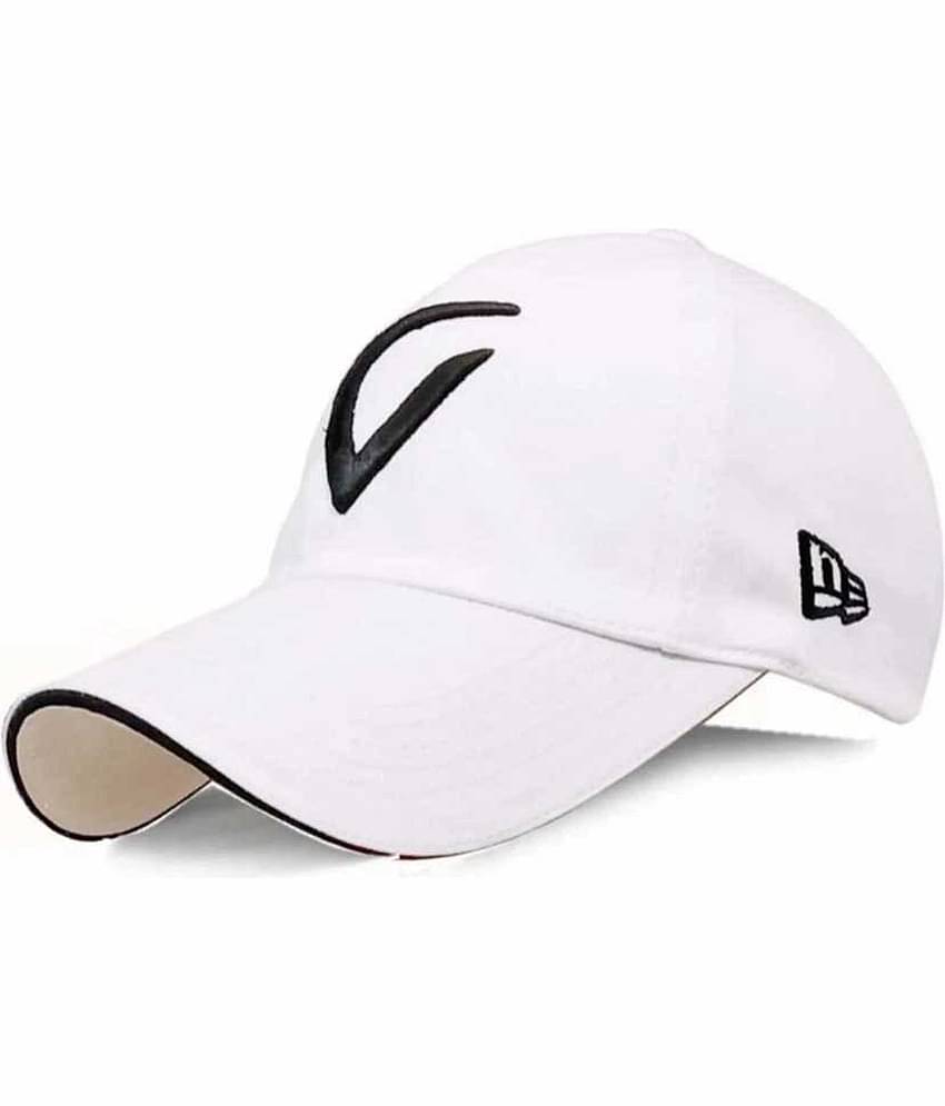 Alamos Pack of 1 Cotton Men's Cap ( White )