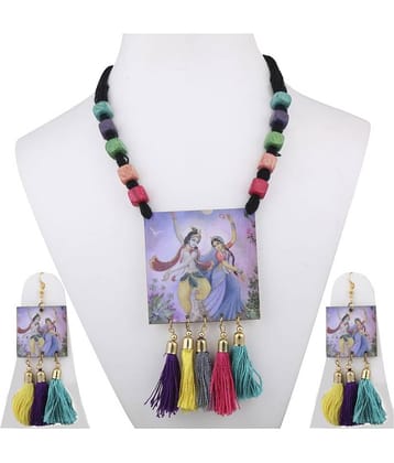 Paola - Multicolor Alloy Necklace Set ( Pack of 1 )