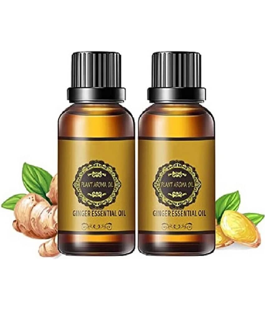 Oilanic Fat Loss Oil Ginger Weight Loss Oil Shaping & Firming Oil 30 mL Pack of 2
