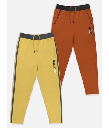 HELLCAT Pack of 2 Boys Cotton Blend Trackpant ( Multicolor )