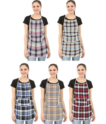 E-Retailer Set of 5 Cotton Apron