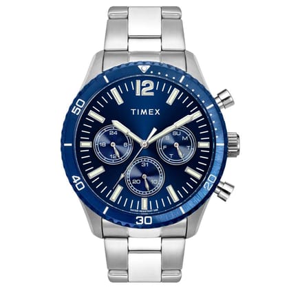 Timex Men 43 mm Size Blue Dial Analog Watch- TWEG22203-Blue