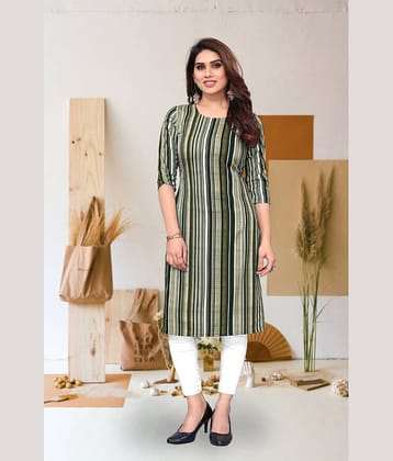 KETAKI FASHION Pack of 1 Crepe Printed Straight Women's Kurti - ( Multicolor )