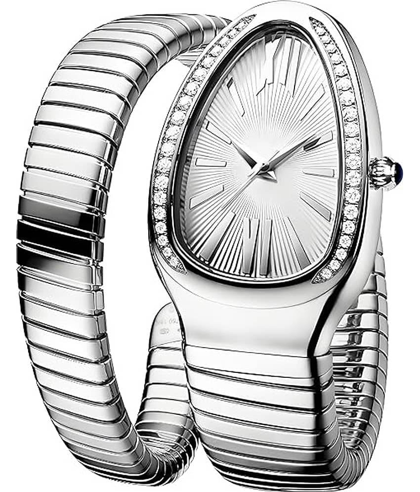 Renaissance Traders Silver Metal Analog Womens Watch
