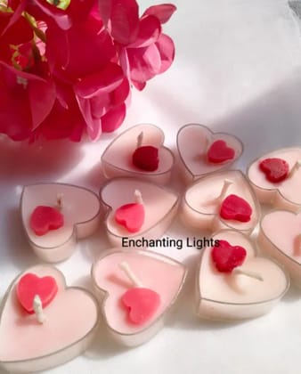 Heart T-light Candles