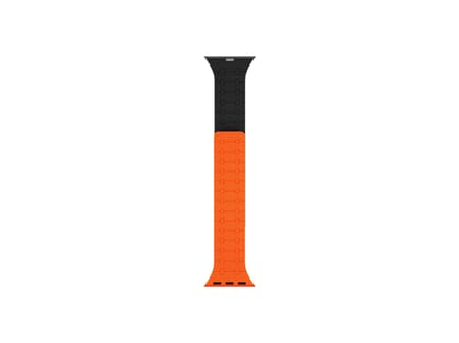 DailyObjects Velour Snap On Apple WatchBand (38/40/41mm) - Neon Orange