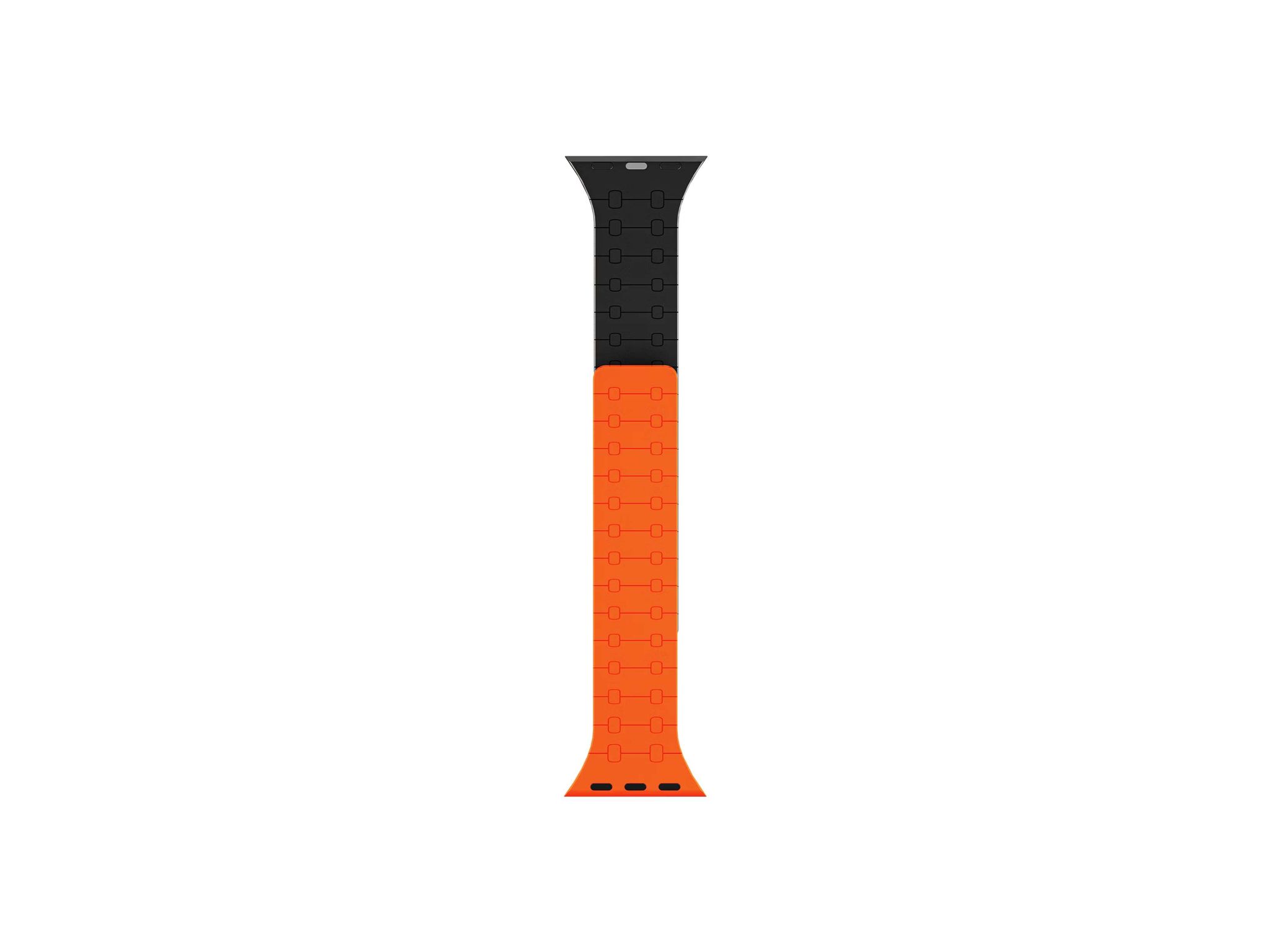 DailyObjects Velour Snap On Apple WatchBand (38/40/41mm) - Neon Orange