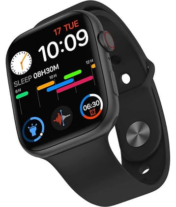 VEhop HD-IPS Display with Bluetooth Calling Black Smart Watch