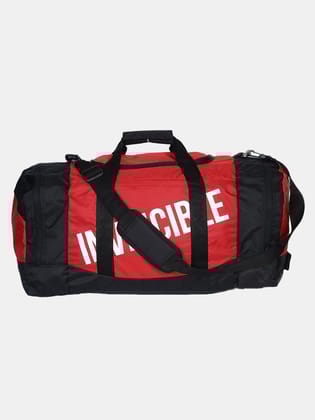 Invincible Team Sports Bag Polyester Dual Color 54 Ltrs-Red_Black
