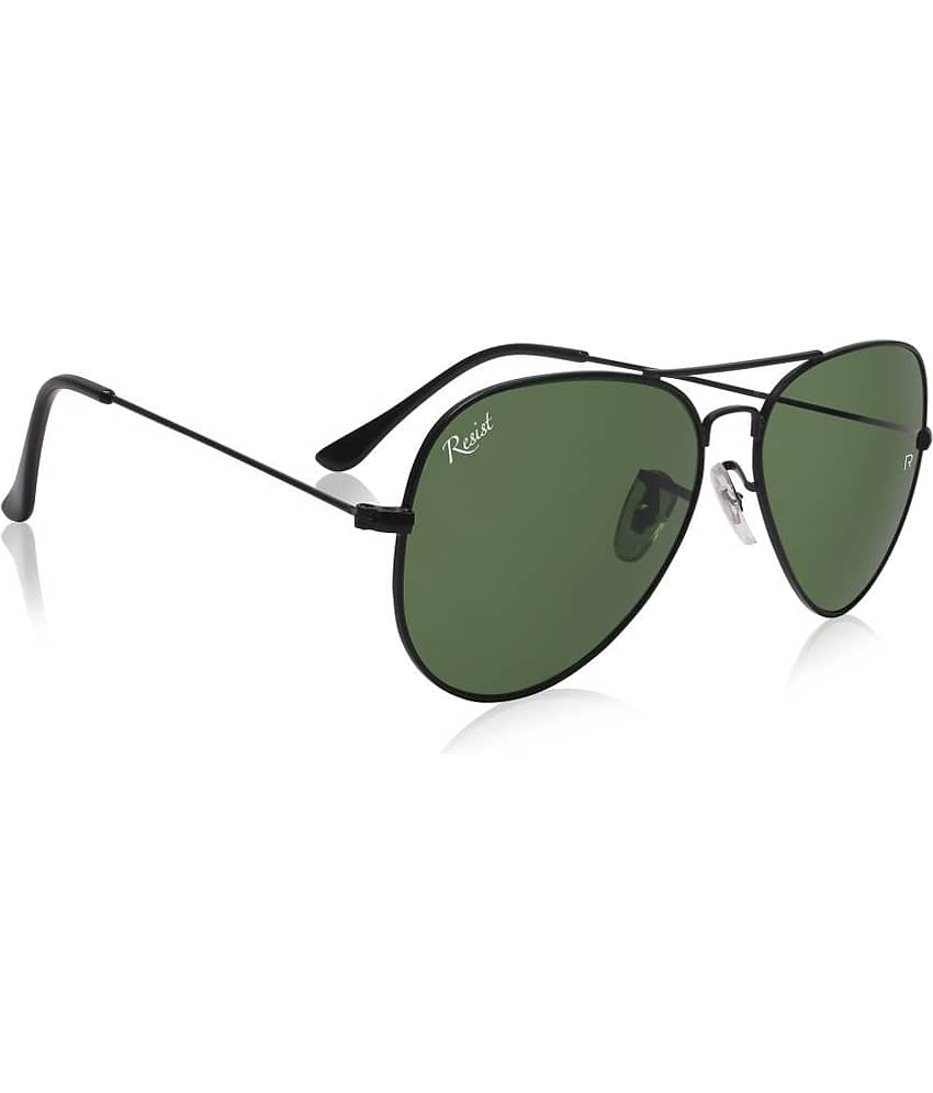 RESIST EYEWEAR Black Pilot Sunglasses ( Pack of 1 )