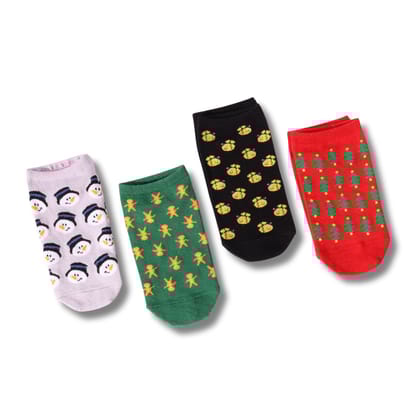 Thela Gaadi Snow Patterns (Pack of 4 Pairs)