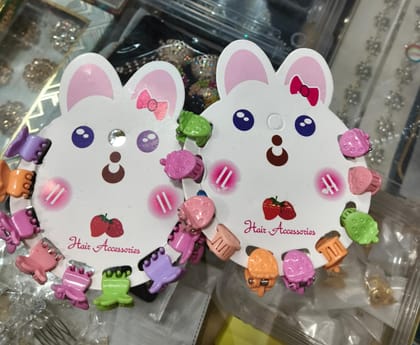 Mini hair clips