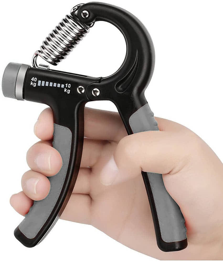 CONSONANTIAM Hand Gripper for arm Exerciser Wrist Fitness Foam Hand Grip, Hand Gripper, Grip Strength Trainers One Piece-Gray