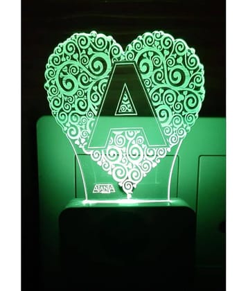 SUPER AJANTA - Multicolor Night Lamp ( Pack of 1 )