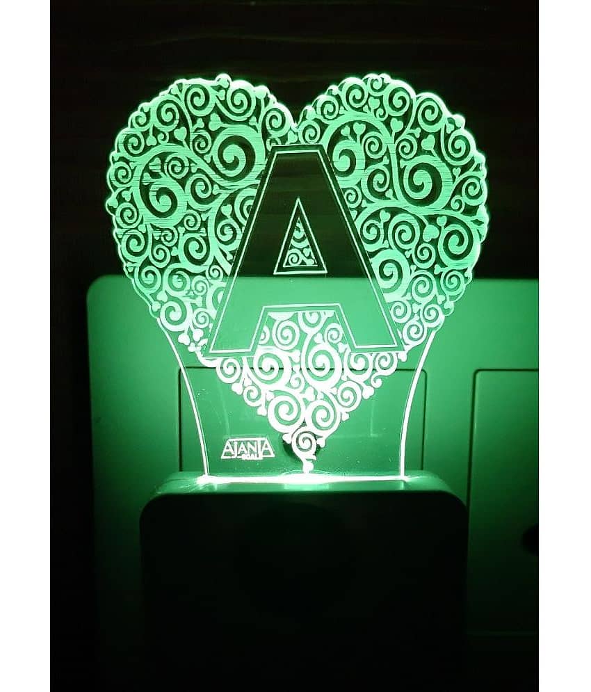 SUPER AJANTA - Multicolor Night Lamp ( Pack of 1 )