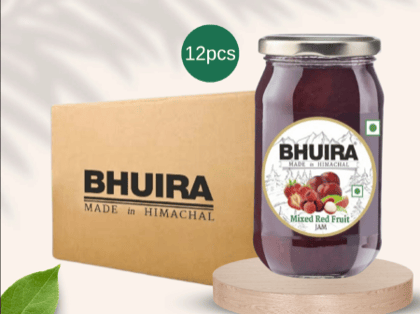 Bhuira Mixed Red Fruit Jam 12 units - 240 Grams/ Each