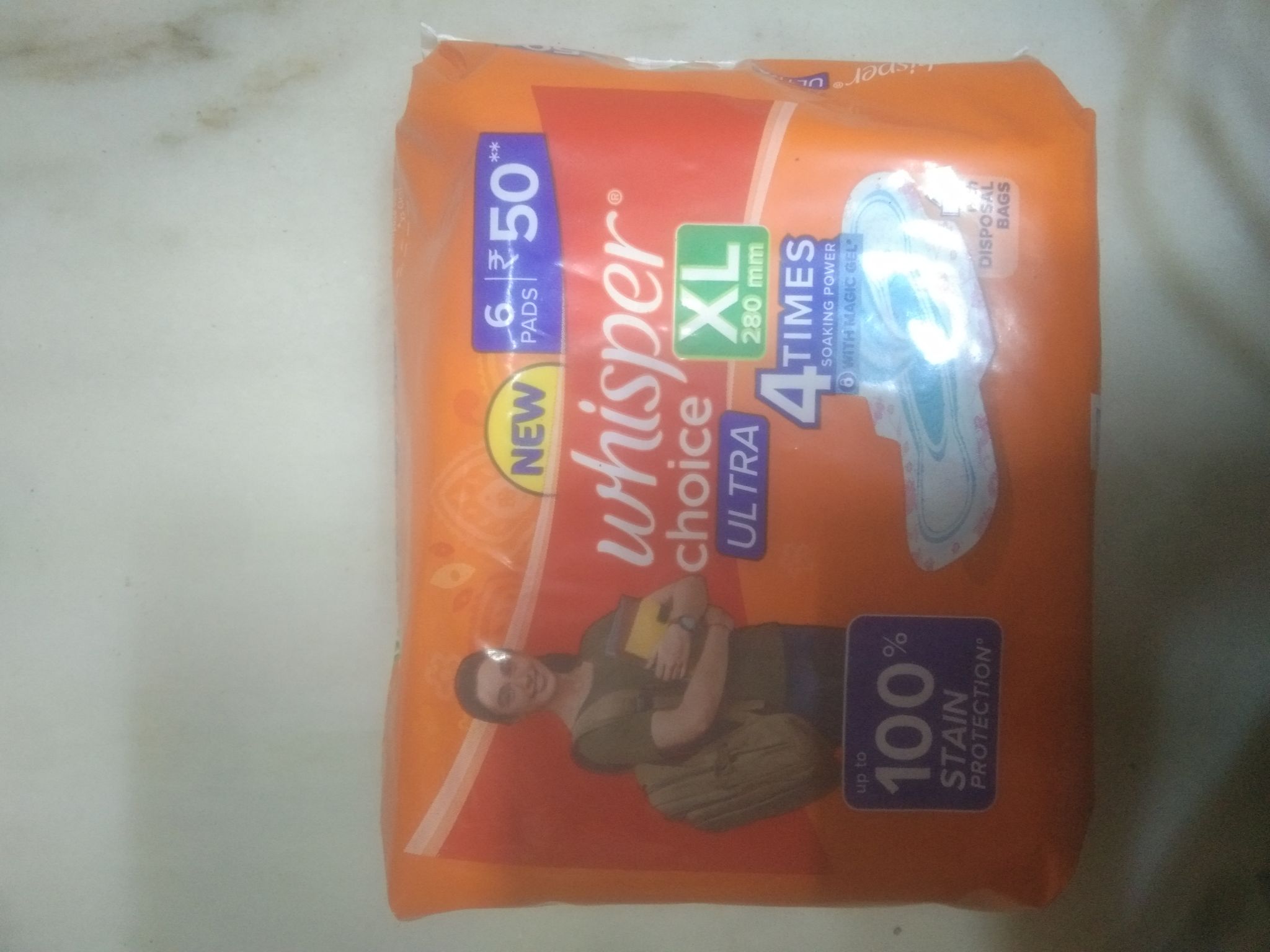 Whisper Choice xl Ultra 280 mm 6 pad