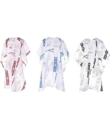 Cutting Sheet Apron Hairdressing Gown Cape Hair Cutting Barber Cloth Salon Accessories Pack of 3