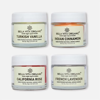 Scented Candles Set - 4 x 60g Scented Candles Set - 4 x 60g - Default Title