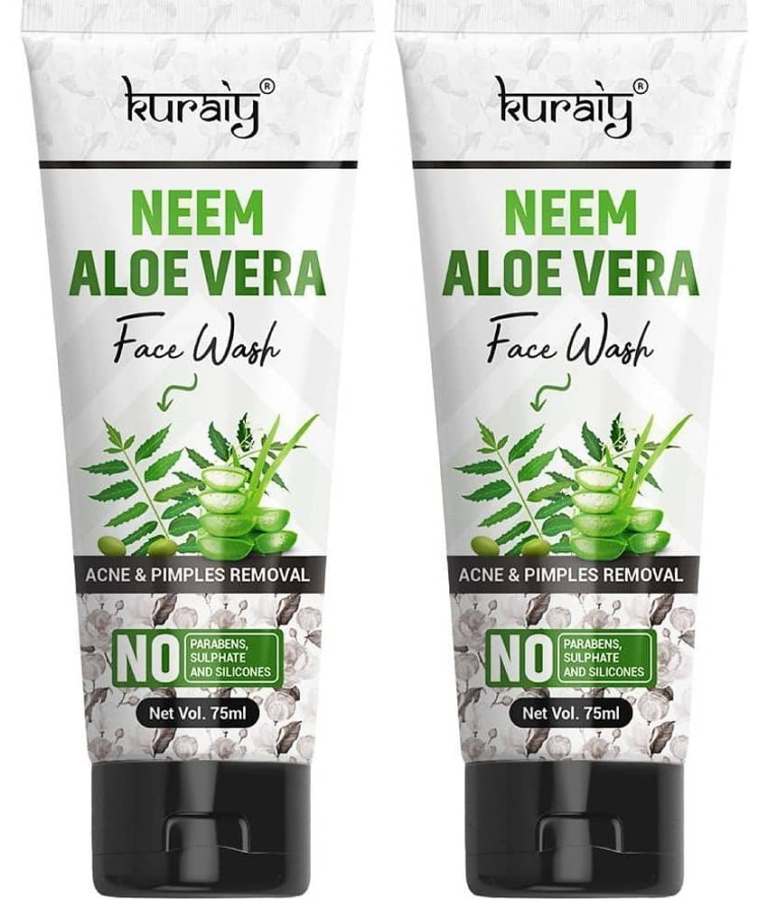 KURAIY Face Wash Cream With Natural Deep Moisturizing Face wash Tube pack of 2
