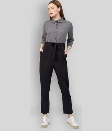 Rare Black Polyester Jumpsuit - Single