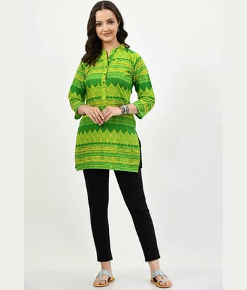 MAURYA Women's Cotton Blend Tunic ( Multicolor )
