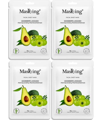 Masking - Radiant Glow Sheet Mask for All Skin Type ( Pack of 1 )