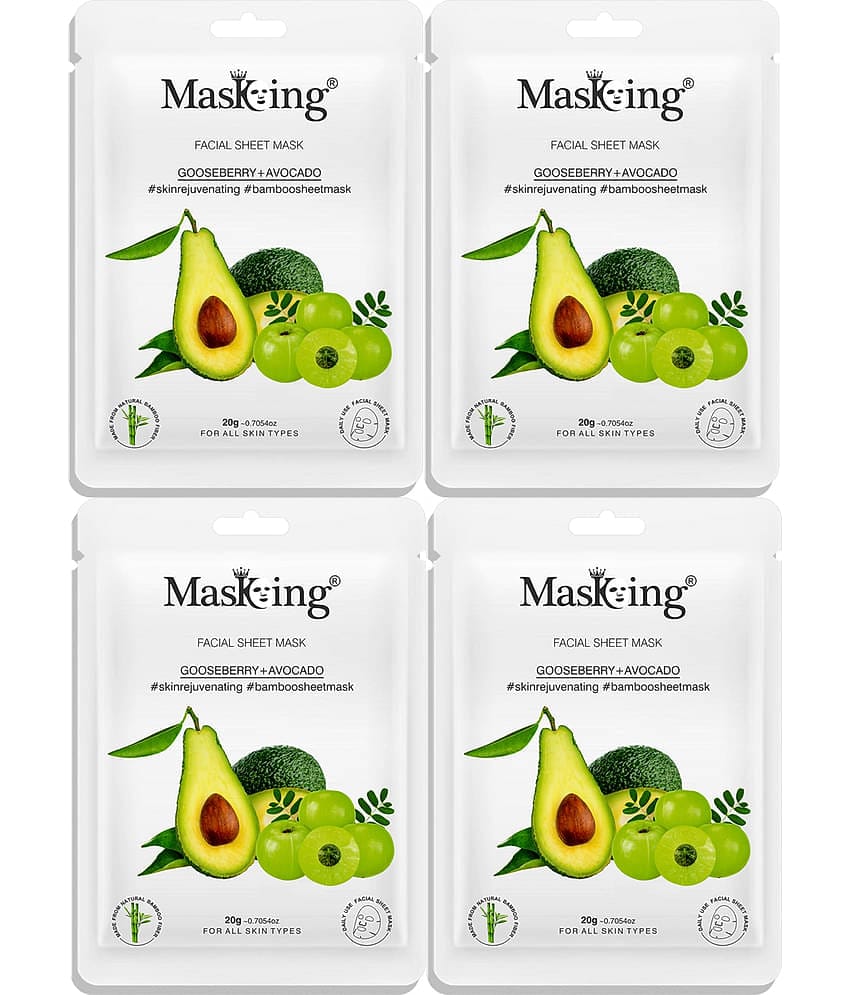 Masking - Radiant Glow Sheet Mask for All Skin Type ( Pack of 1 )